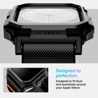 Spigen Lite Fit "PRO" dirželis Apple Watch 10 42mm - juodas