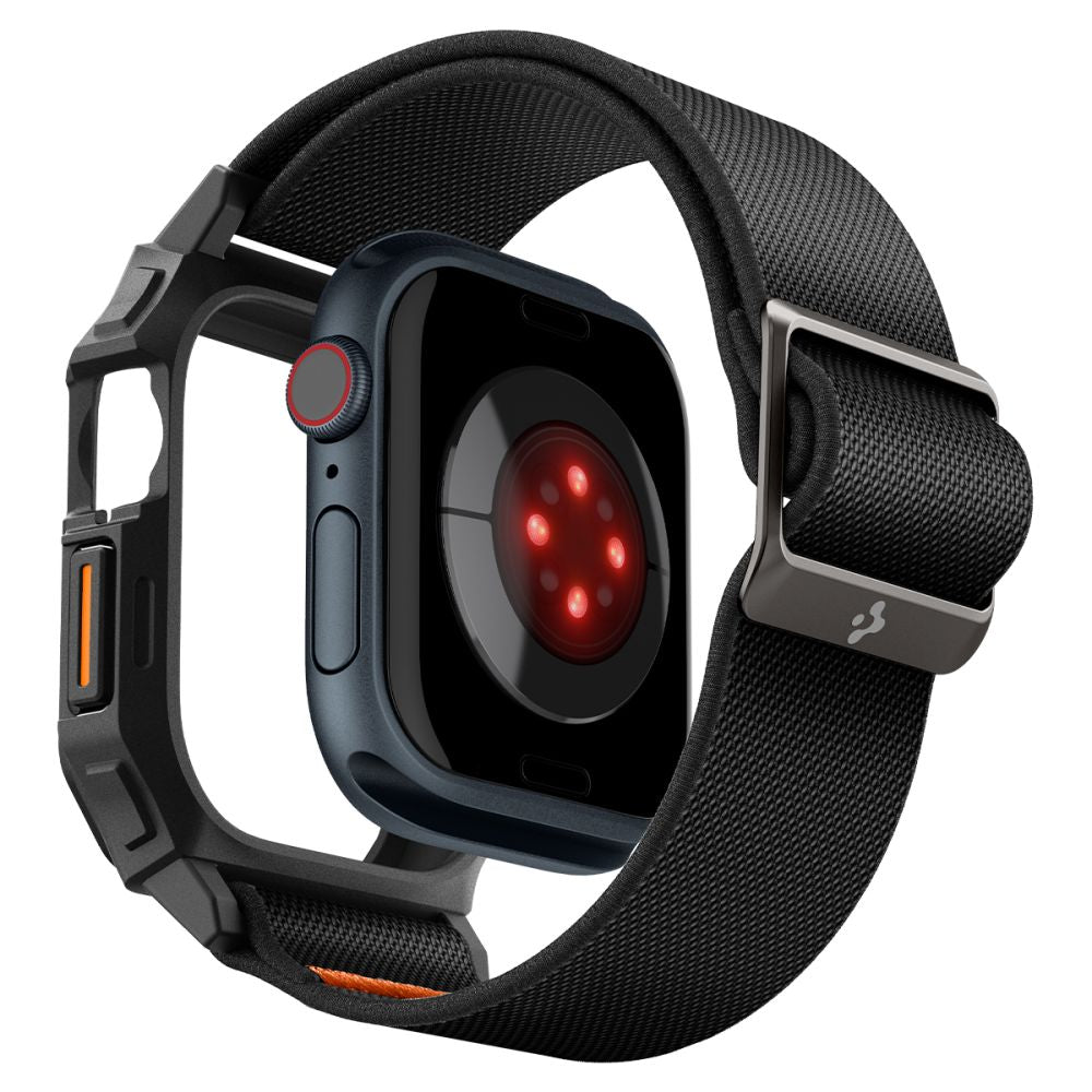 Spigen Lite Fit "PRO" dirželis Apple Watch 10 42mm - juodas