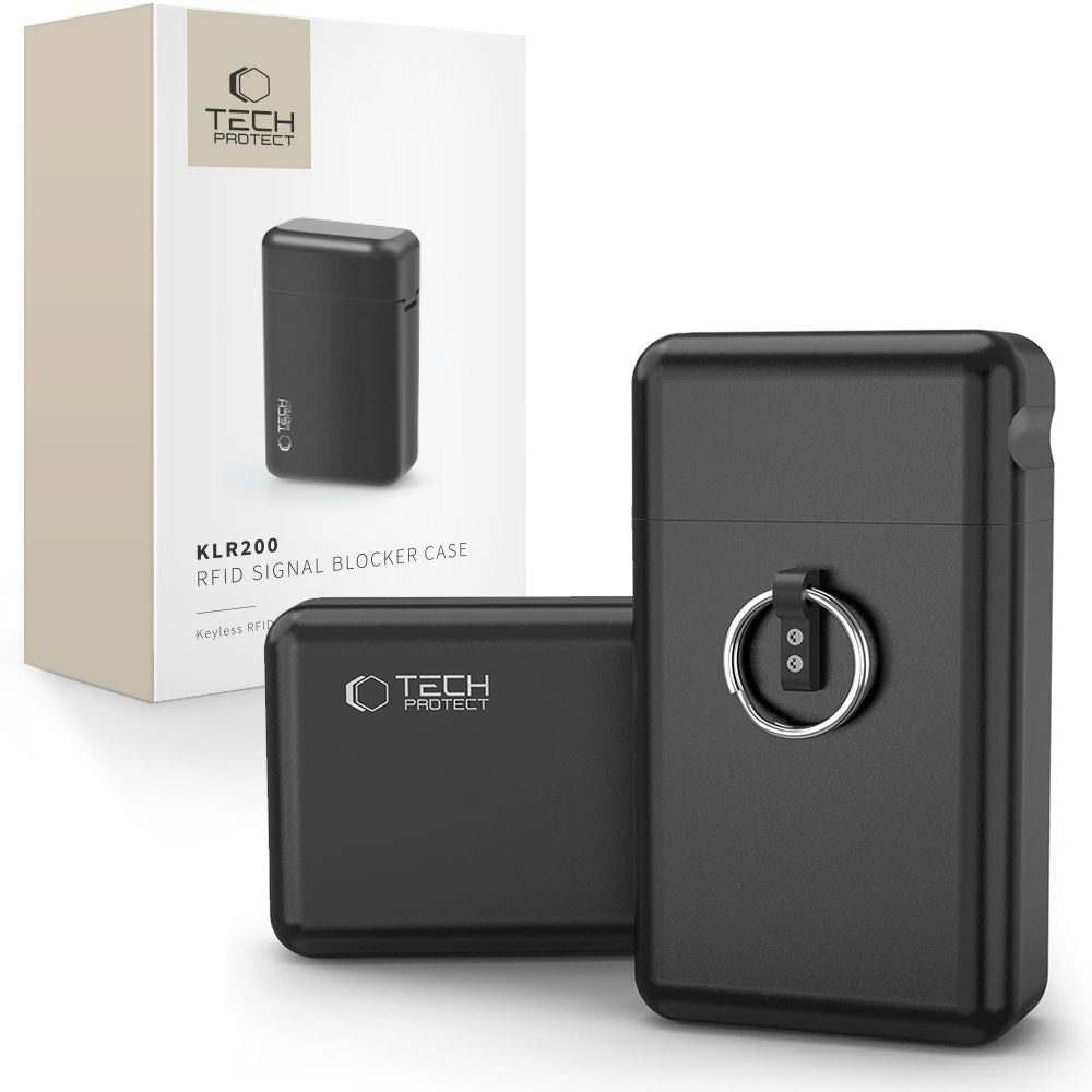 Metalinis RFID raktų dėklas Tech-Protect KLR200 – juodas -- Others