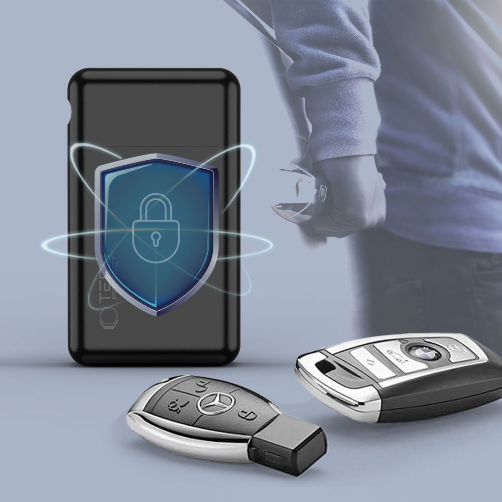 Metalinis RFID raktų dėklas Tech-Protect KLR200 – juodas -- Others