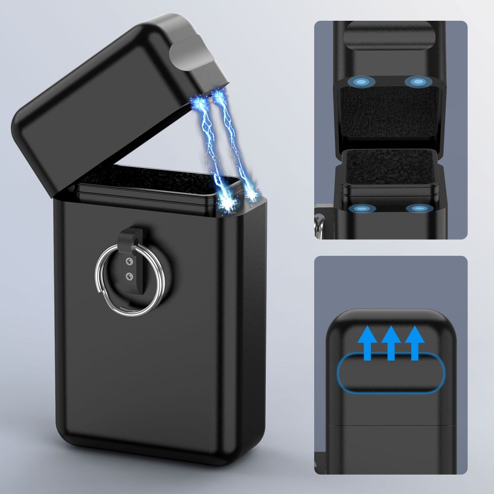 Metalinis RFID raktų dėklas Tech-Protect KLR200 – juodas -- Others