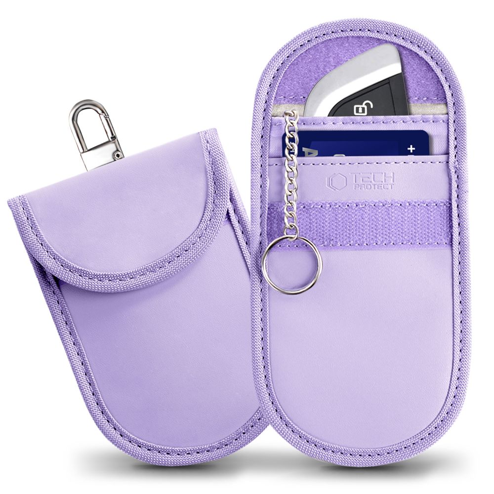 Tech-Protect KLR100 RFID dėklas automobilio raktams – violetinis -- Others