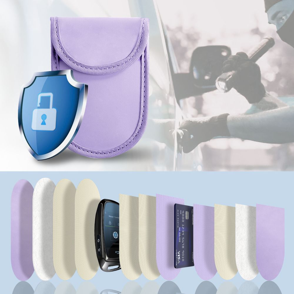 Tech-Protect KLR100 RFID dėklas automobilio raktams – violetinis -- Others