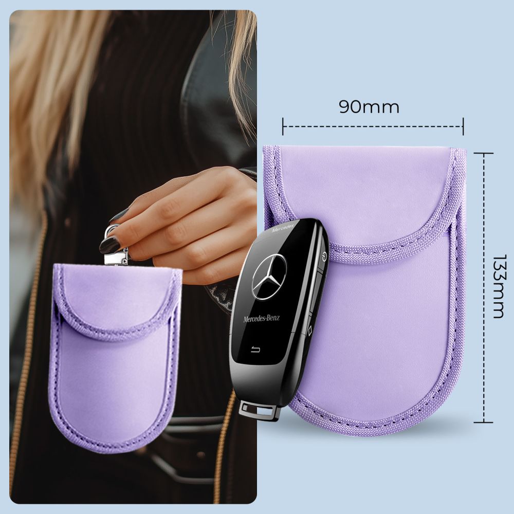 Tech-Protect KLR100 RFID dėklas automobilio raktams – violetinis -- Others