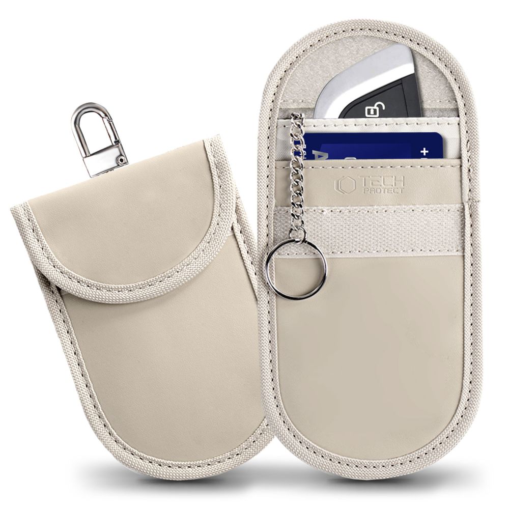 Tech-Protect KLR100 RFID raktų dėklas – smėlio -- Others