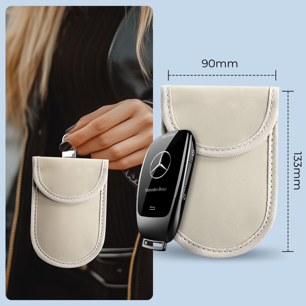 Tech-Protect KLR100 RFID raktų dėklas – smėlio -- Others