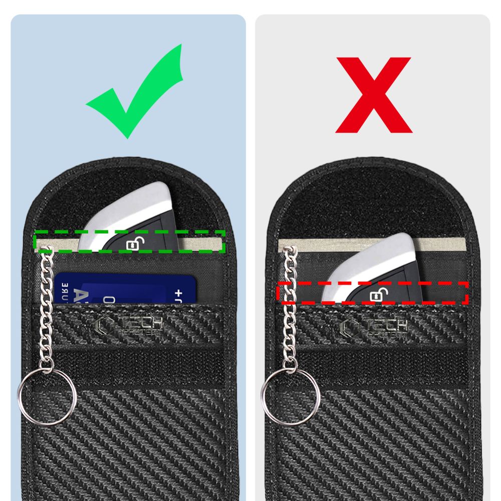 Tech-Protect KLR100 RFID dėklas automobilio raktams – juodas -- Others
