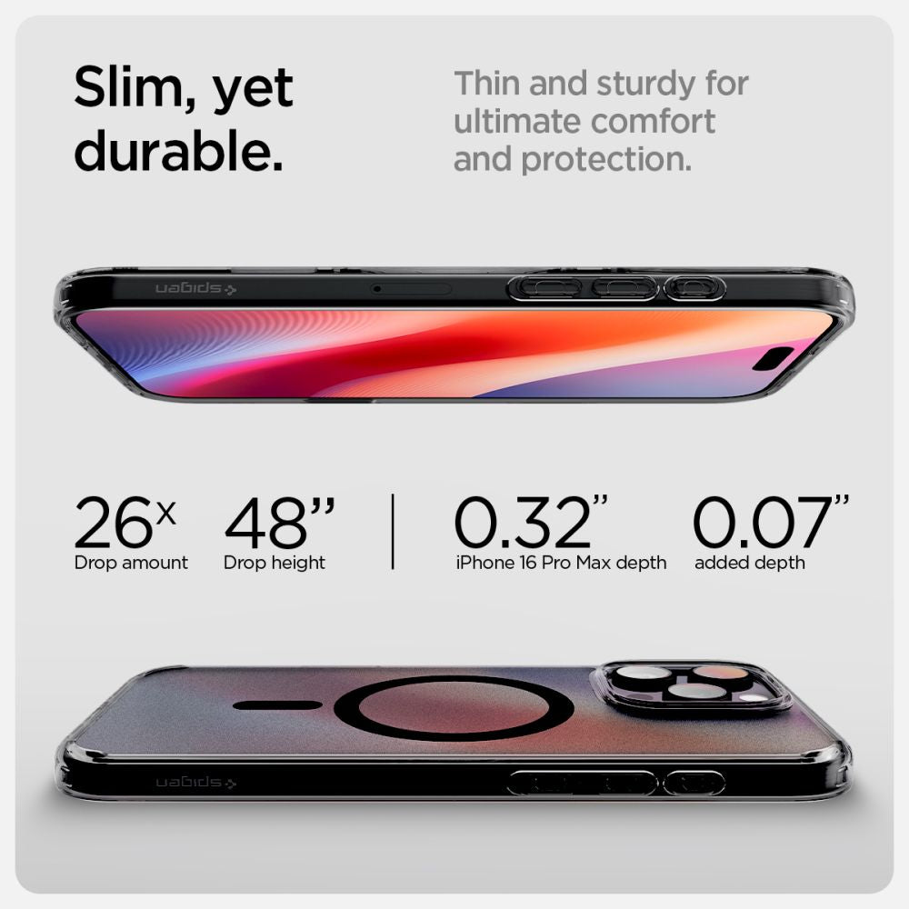 Spigen Ultra Hybrid „T“ MagSafe dėklas iPhone 16 Pro Max – juodas