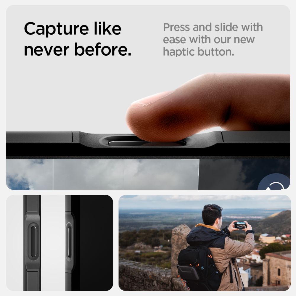 Spigen Tough Armor T MagSafe dėklas iPhone 16 Pro Max – juodas