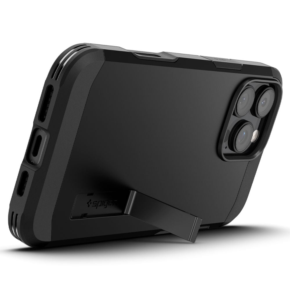 Spigen Tough Armor T MagSafe dėklas iPhone 16 Pro Max – juodas