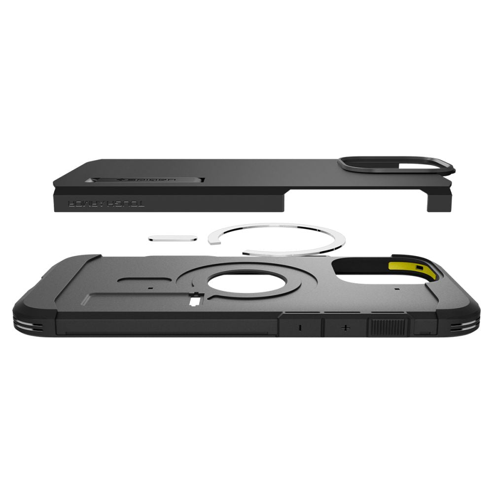Spigen Tough Armor T MagSafe dėklas iPhone 16 Pro Max – juodas