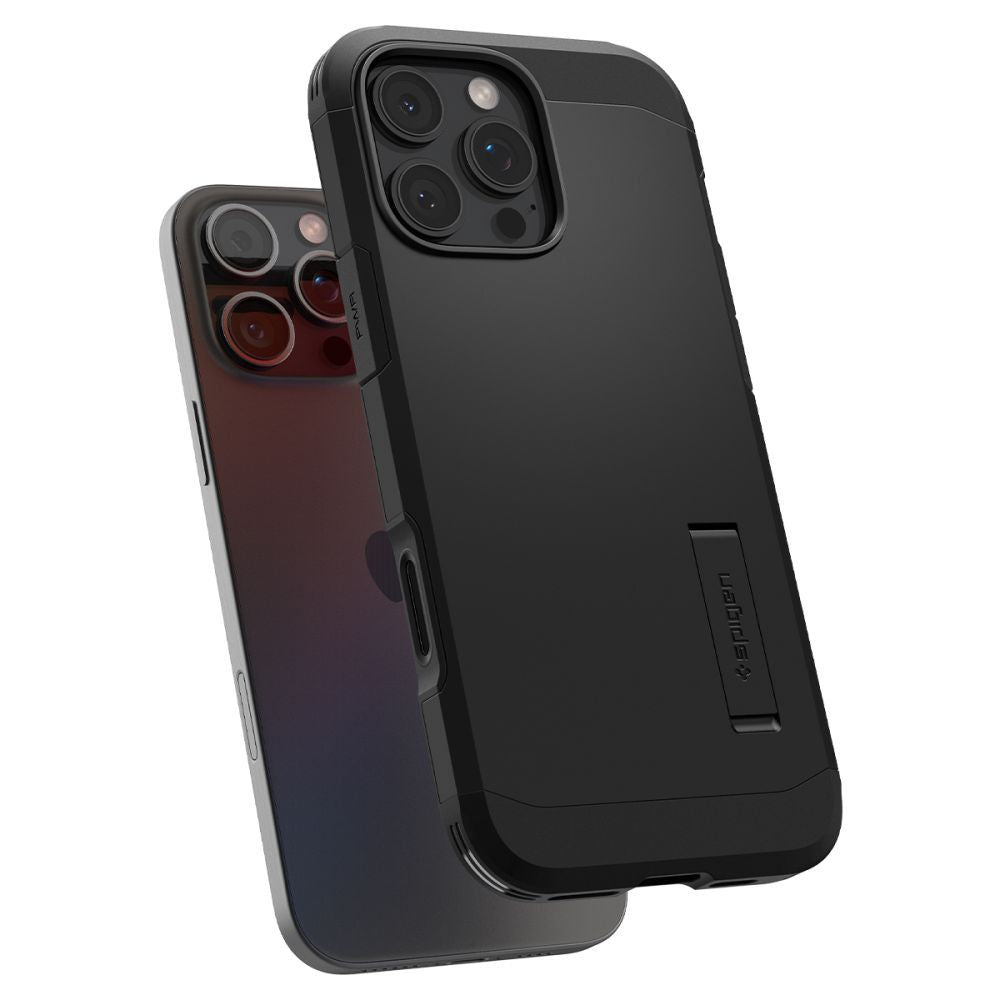 Spigen Tough Armor T MagSafe dėklas iPhone 16 Pro Max – juodas