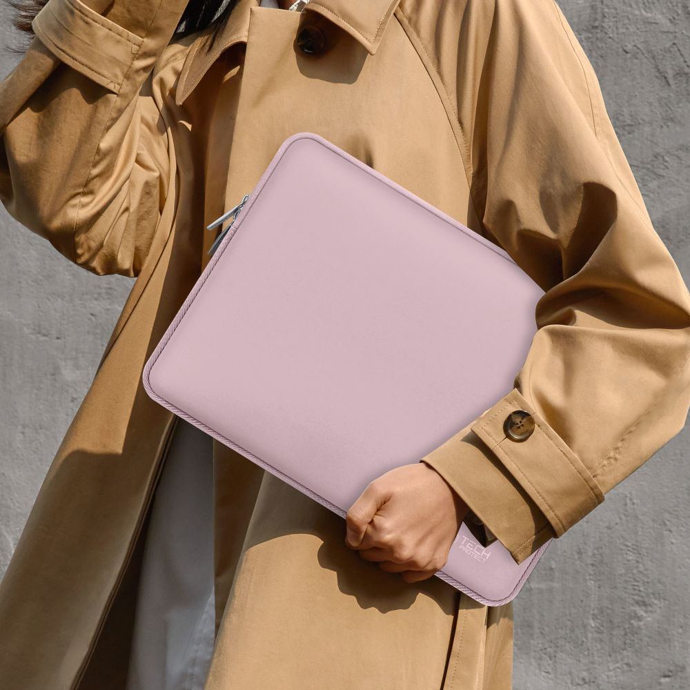 Tech-Protect Neoslim 13-14" nešiojamojo kompiuterio krepšys – rožinis -- Laptop Bags