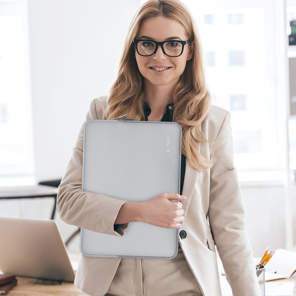 Tech-Protect Neoslim 13-14" nešiojamojo kompiuterio krepšys – pilkas -- Laptop Bags