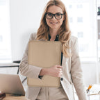 Tech-Protect Neoslim 13-14" nešiojamojo kompiuterio krepšys – smėlio spalvos -- Laptop Bags