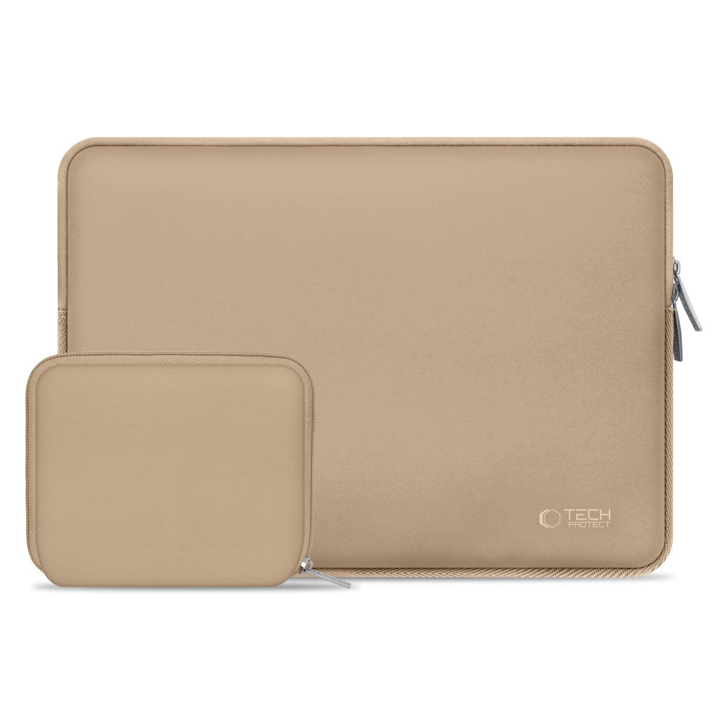 Tech-Protect Neoslim 15-16" Nešiojamojo kompiuterio krepšys - Smėlinė -- Laptop Bags
