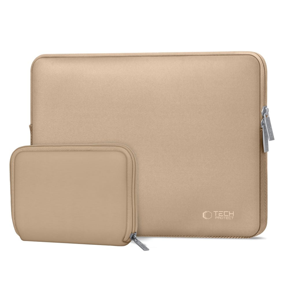 Tech-Protect Neoslim 15-16" Nešiojamojo kompiuterio krepšys - Smėlinė -- Laptop Bags