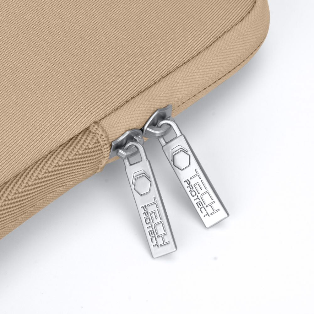 Tech-Protect Neoslim 15-16" Nešiojamojo kompiuterio krepšys - Smėlinė -- Laptop Bags