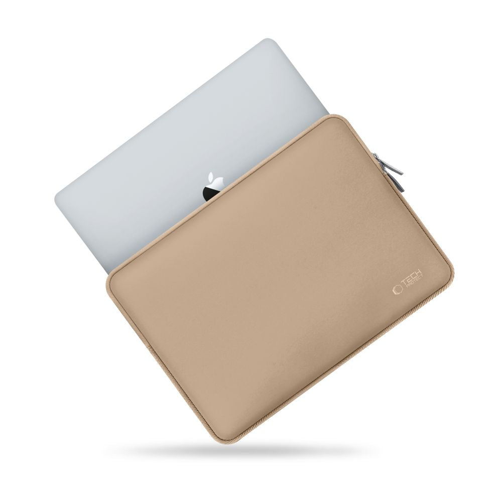 Tech-Protect Neoslim 15-16" Nešiojamojo kompiuterio krepšys - Smėlinė -- Laptop Bags