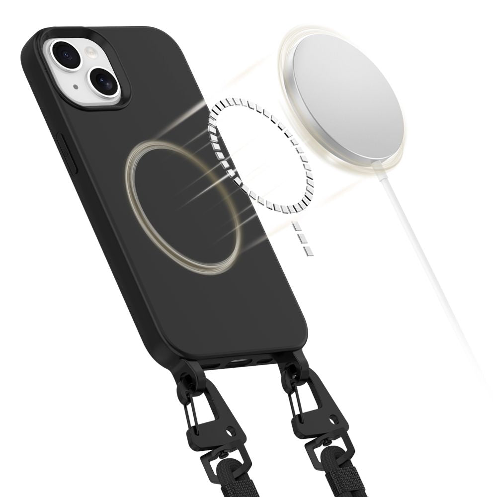 Tech-Protect MagNecklace MagSafe dėklas iPhone 13 – juodas -- iPhone 13