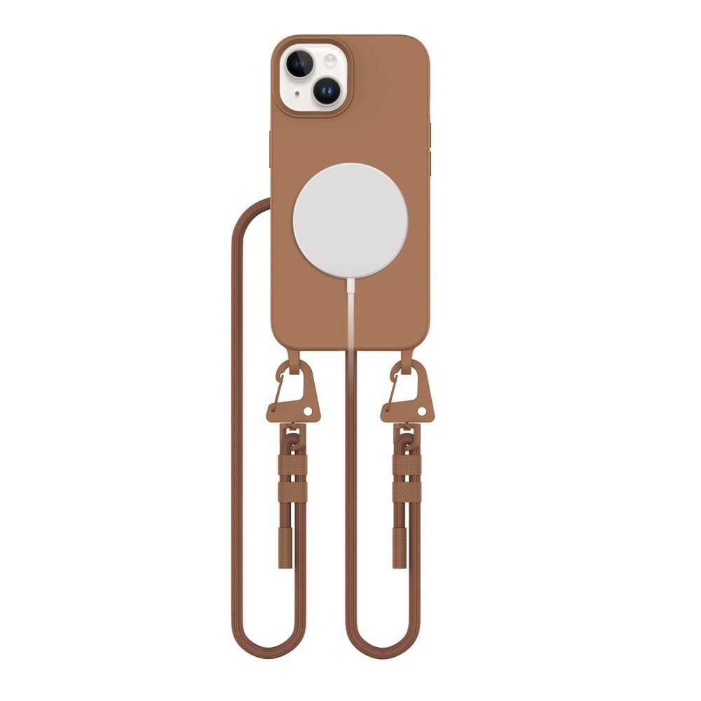 Tech-Protect MagNecklace MagSafe dėklas iPhone 13 – rudas -- iPhone 13