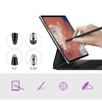 Tech-Protect USP100 4-TIP Touch Stylus Pasyvus rašiklis – violetinė -- Stylus Pens
