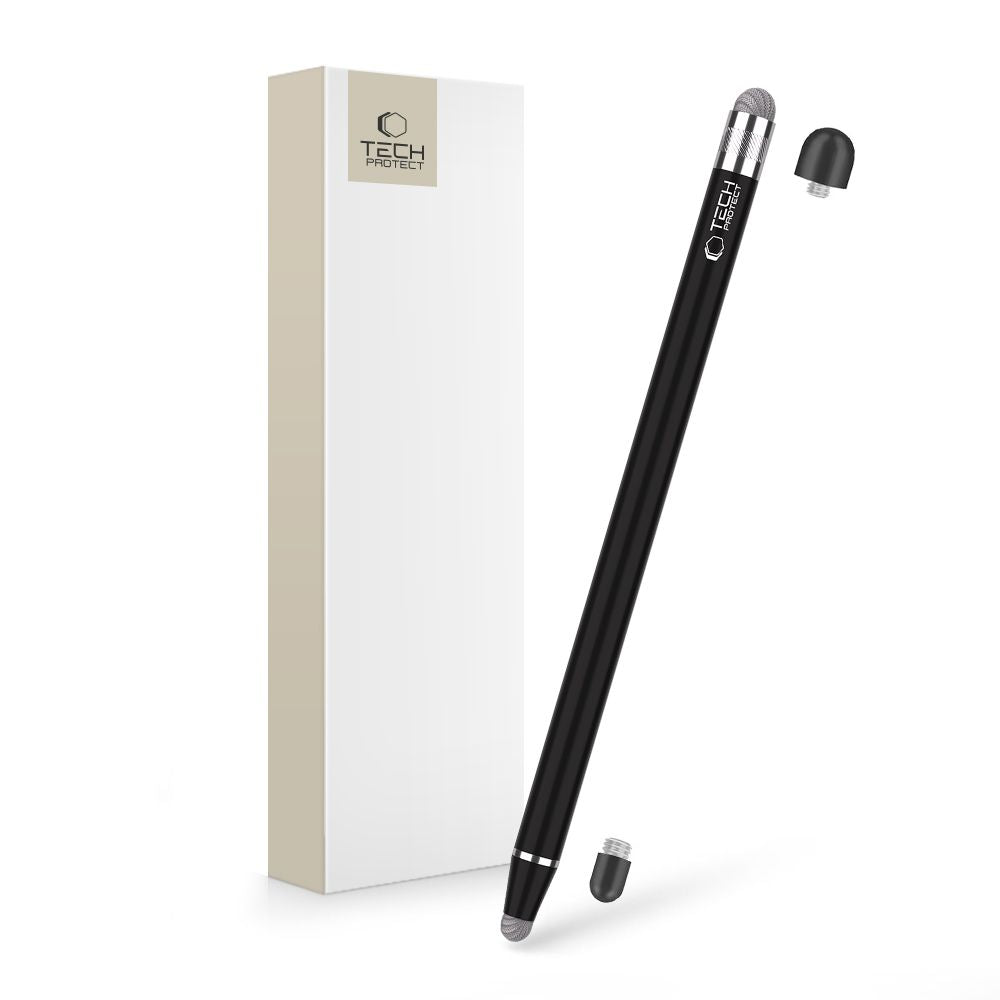 Tech-Protect USP100 4-TIP Touch Stylus pasyvus rašiklis – juodas -- Stylus Pens