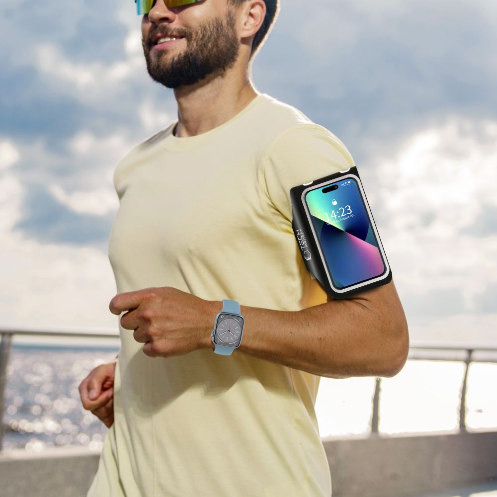 Tech-Protect M5 sportinis dėklas ant rankos – juodas -- Cell phone cases and covers