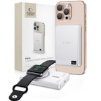 Tech-Protect išorinė baterija PB33 LifeMag MagSafe 5000mAH - sidabrinė -- Powerbanks