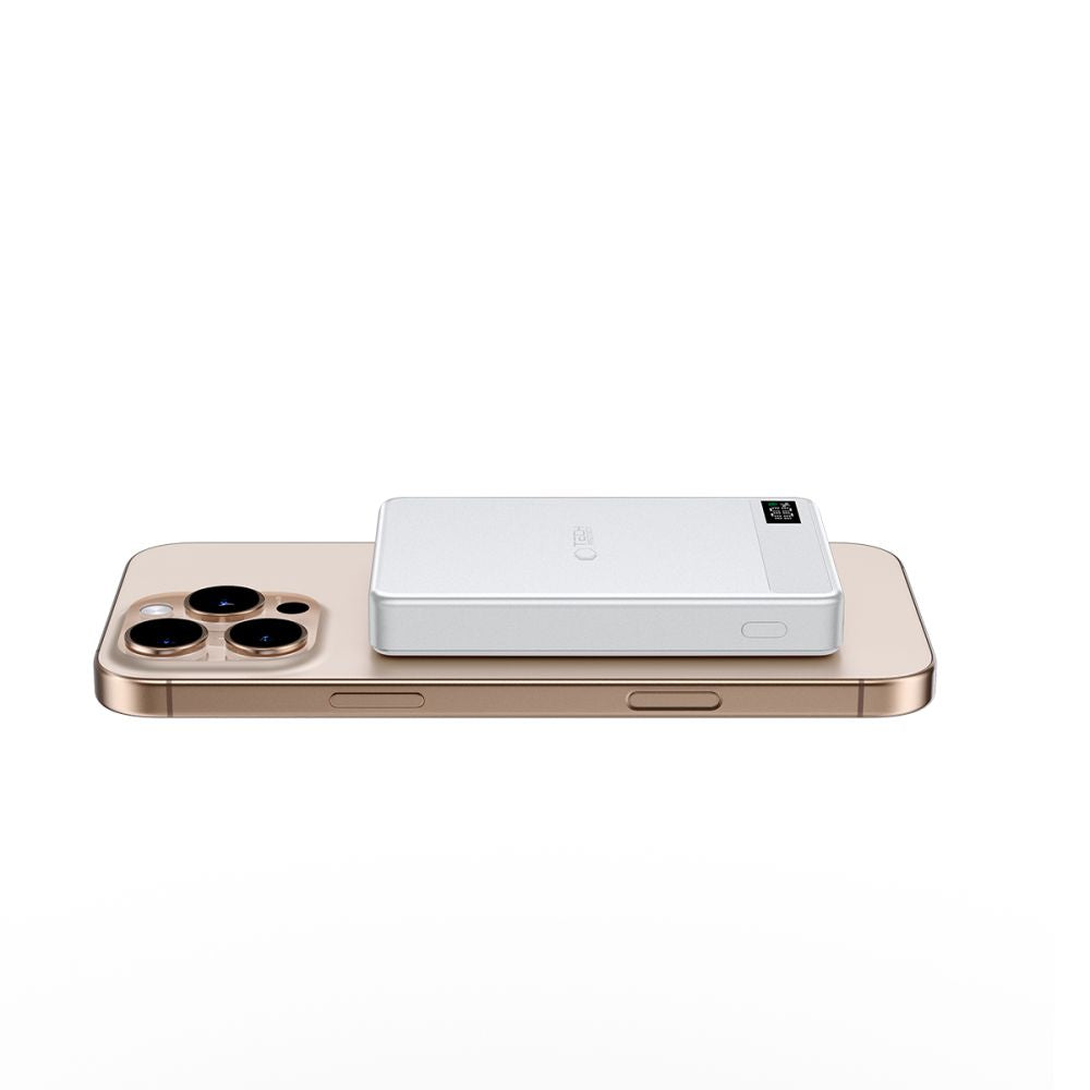 Tech-Protect išorinė baterija PB33 LifeMag MagSafe 5000mAH - sidabrinė -- Powerbanks