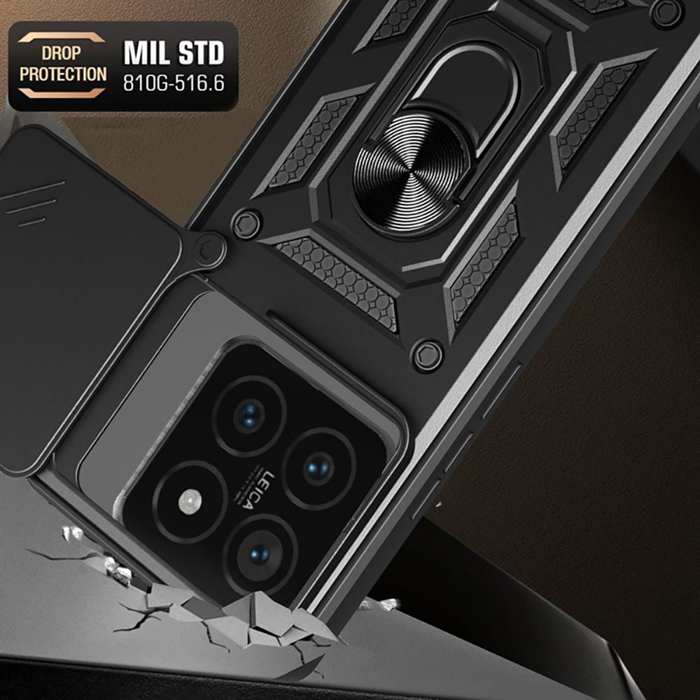 Tech-Protect CamShield Pro dėklas Xiaomi 14T Pro – juodas -- Xiaomi 14T Pro