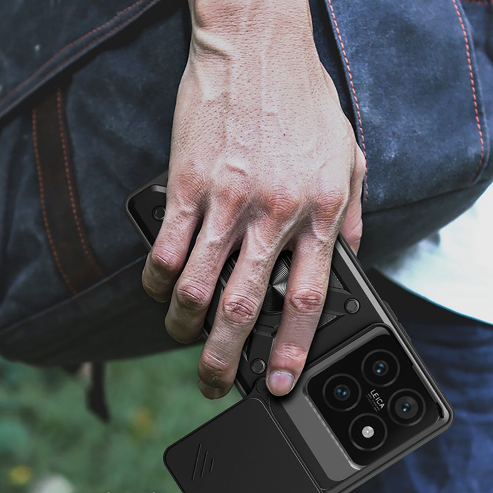 Tech-Protect CamShield Pro dėklas Xiaomi 14T Pro – juodas -- Xiaomi 14T Pro