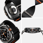 „Spigen Fit Lite“ dirželis, skirtas Galaxy Watch Ultra 47 mm – juodas