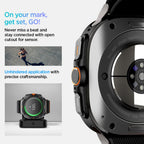 „Spigen Fit Lite“ dirželis, skirtas Galaxy Watch Ultra 47 mm – juodas