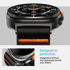 „Spigen Fit Lite“ dirželis, skirtas Galaxy Watch Ultra 47 mm – juodas