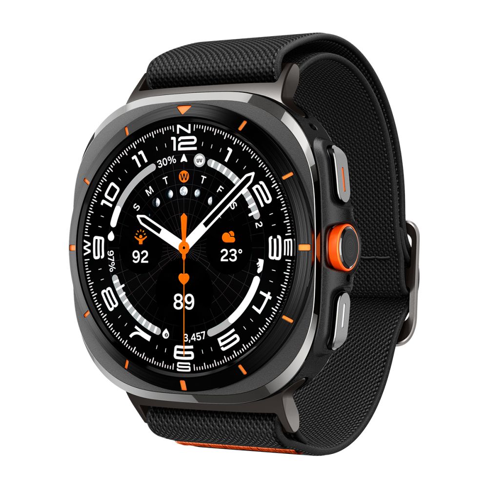 „Spigen Fit Lite“ dirželis, skirtas Galaxy Watch Ultra 47 mm – juodas