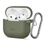 Tech-Protect dėklas AirPods 4 su kabliuku – žalias -- AirPods 4