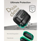 Dėklas ESR Pulse HaloLock MagSafe, skirtas AirPods 4 - juodas -- AirPods 4