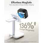 Dėklas ESR Pulse HaloLock MagSafe, skirtas AirPods 4 - juodas -- AirPods 4