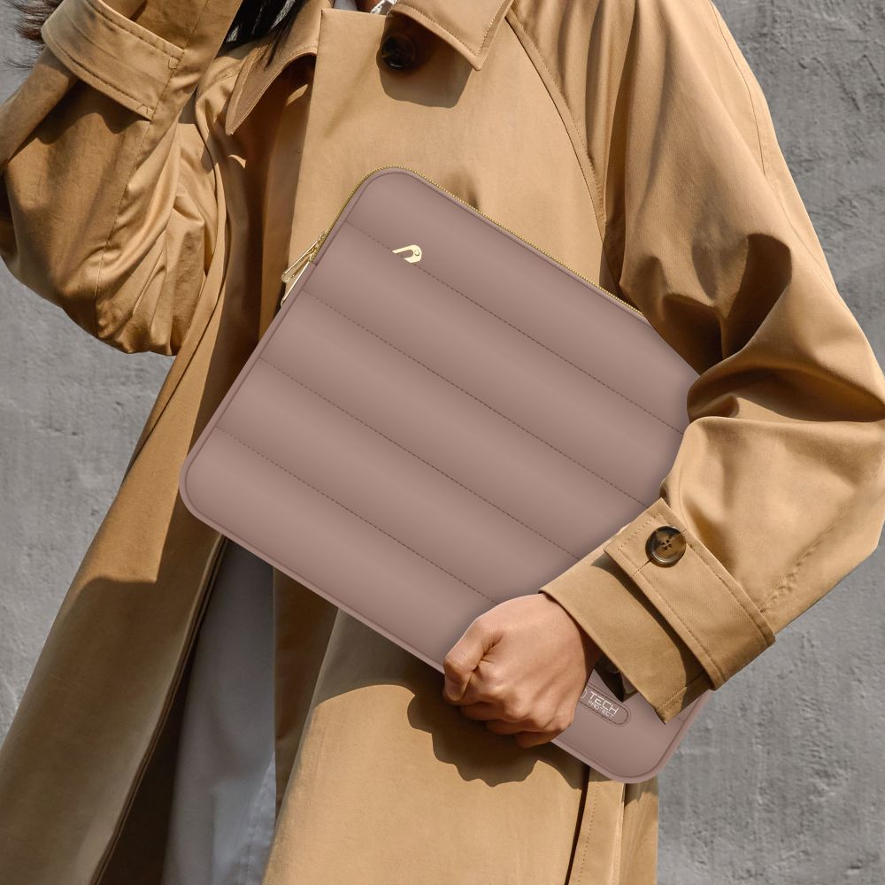 Tech-Protect Puffy 15-16" Nešiojamojo kompiuterio krepšys - Ruda -- Laptop Bags