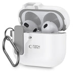 Tech-Protect Slim Hook dėklas AirPods 4 – baltas -- AirPods 4
