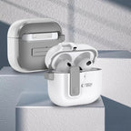 Tech-Protect Slim Hook dėklas AirPods 4 – baltas -- AirPods 4