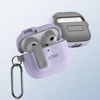 Tech-Protect Slim Hook dėklas AirPods 4 – violetinis -- AirPods 4