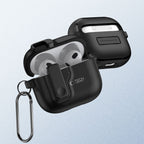 Tech-Protect Slim Hook dėklas AirPods 4 – juodas -- AirPods 4