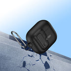 Tech-Protect Slim Hook dėklas AirPods 4 – juodas -- AirPods 4