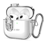 Tech-Protect Slim Hook dėklas AirPods 4 – skaidrus -- AirPods 4
