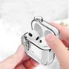 Tech-Protect Slim Hook dėklas AirPods 4 – skaidrus -- AirPods 4