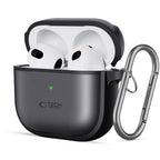 Tech-Protect Slim Hook dėklas AirPods 4 – juodas -- AirPods 4