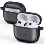 Tech-Protect Slim Hook dėklas AirPods 4 – juodas -- AirPods 4