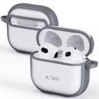 Tech-Protect Magmat dėklas AirPods 4 – pilkas su kabliuku -- AirPods 4